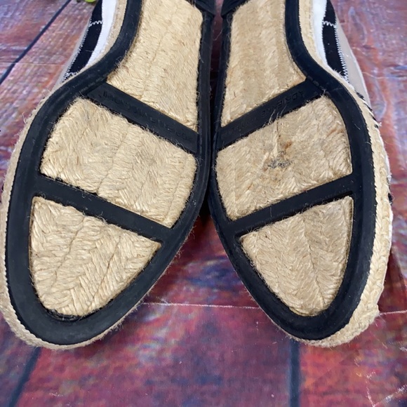 Coastal Striped Neutral Espadrilles by Adrienne Vittadini - Picture 10 of 12